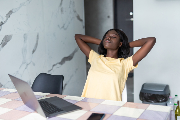 Woman Stretching Out